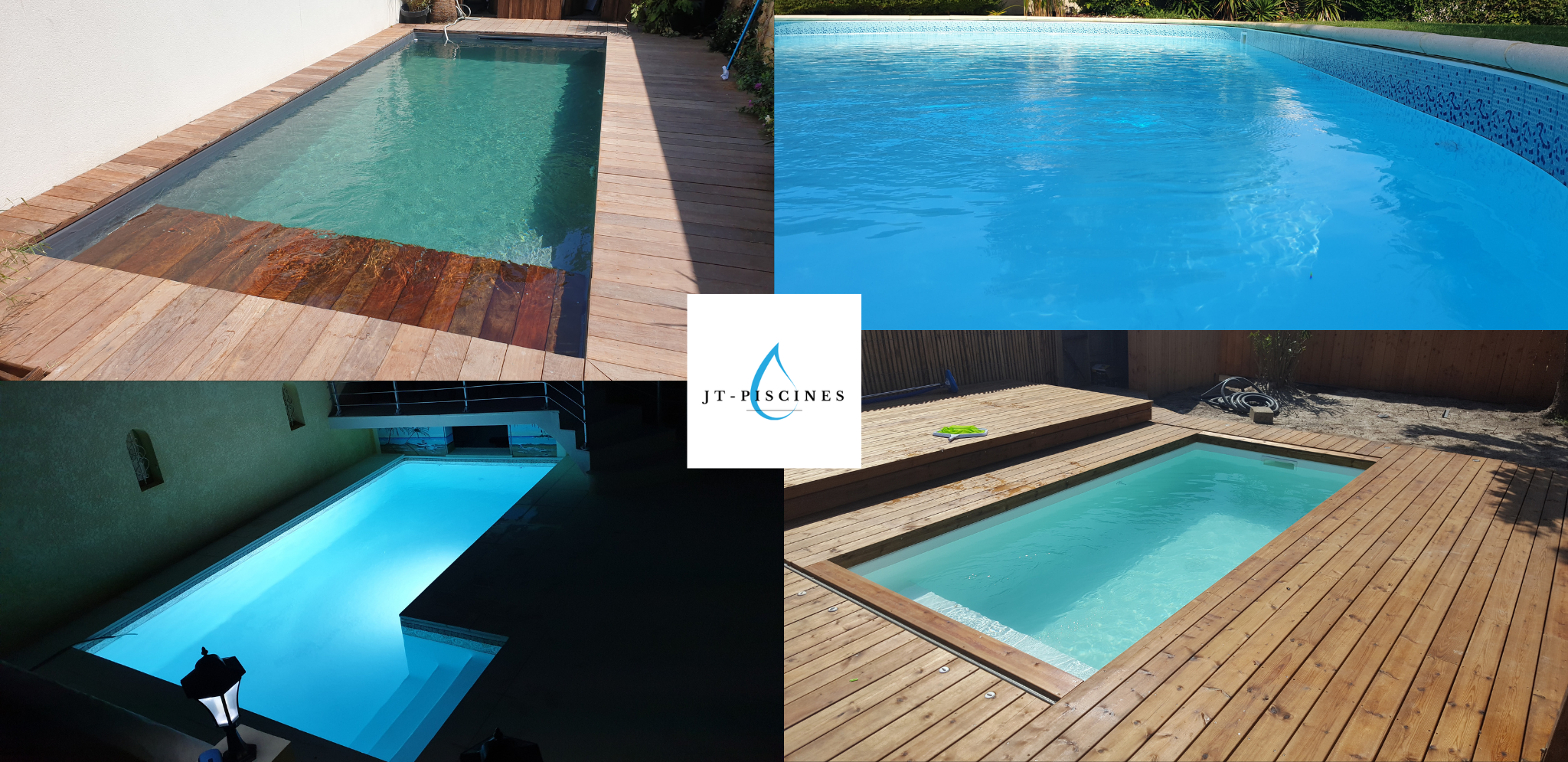 Piscine contemporaine familiale